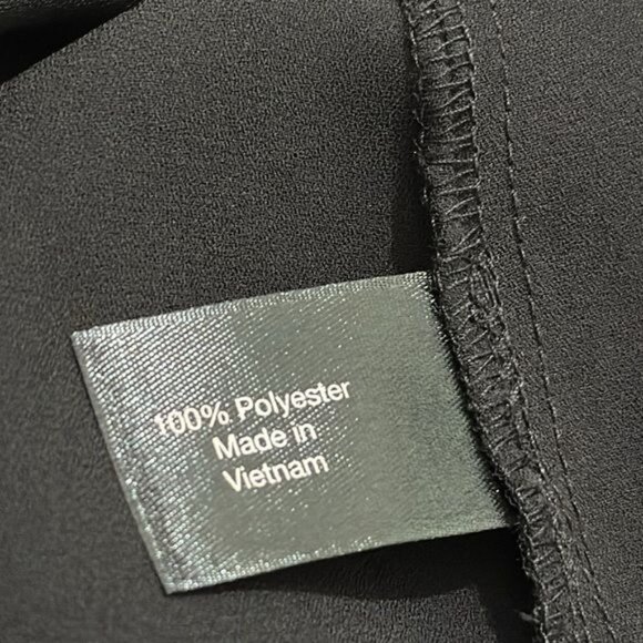 Lane Bryant Black Fringe Tank Top Polyester Womens Size 22 - Picture 6 of 8